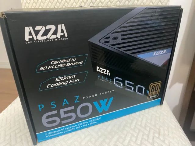 Fonte AZZA PSAZ 650W 80 Plus Bronze