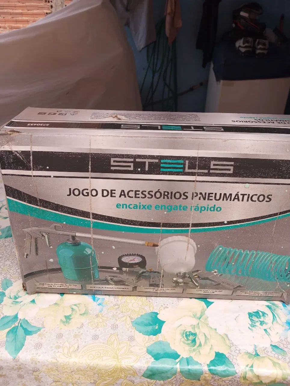 Jogo de acessórios pneumaticos