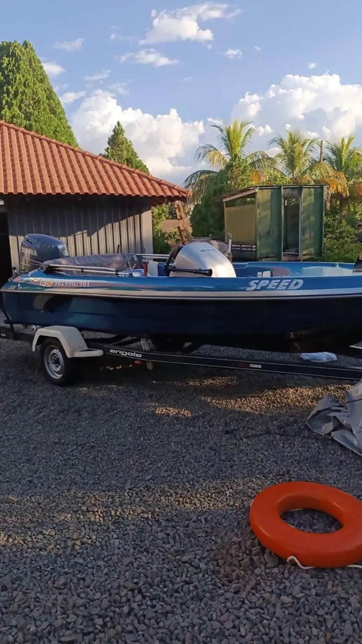 Lancha 2014 motor yamaha 90 hp - Foto 3