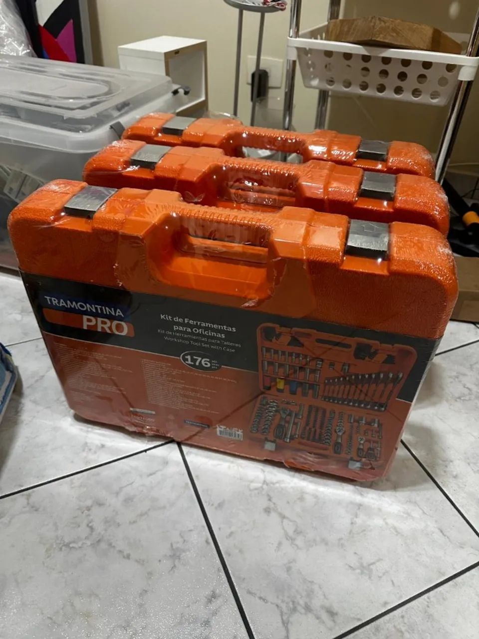 Kit de Ferramentas para Oficinas 176 Peças com Maleta TRAMONTINA PRO-44952176 - Foto 2