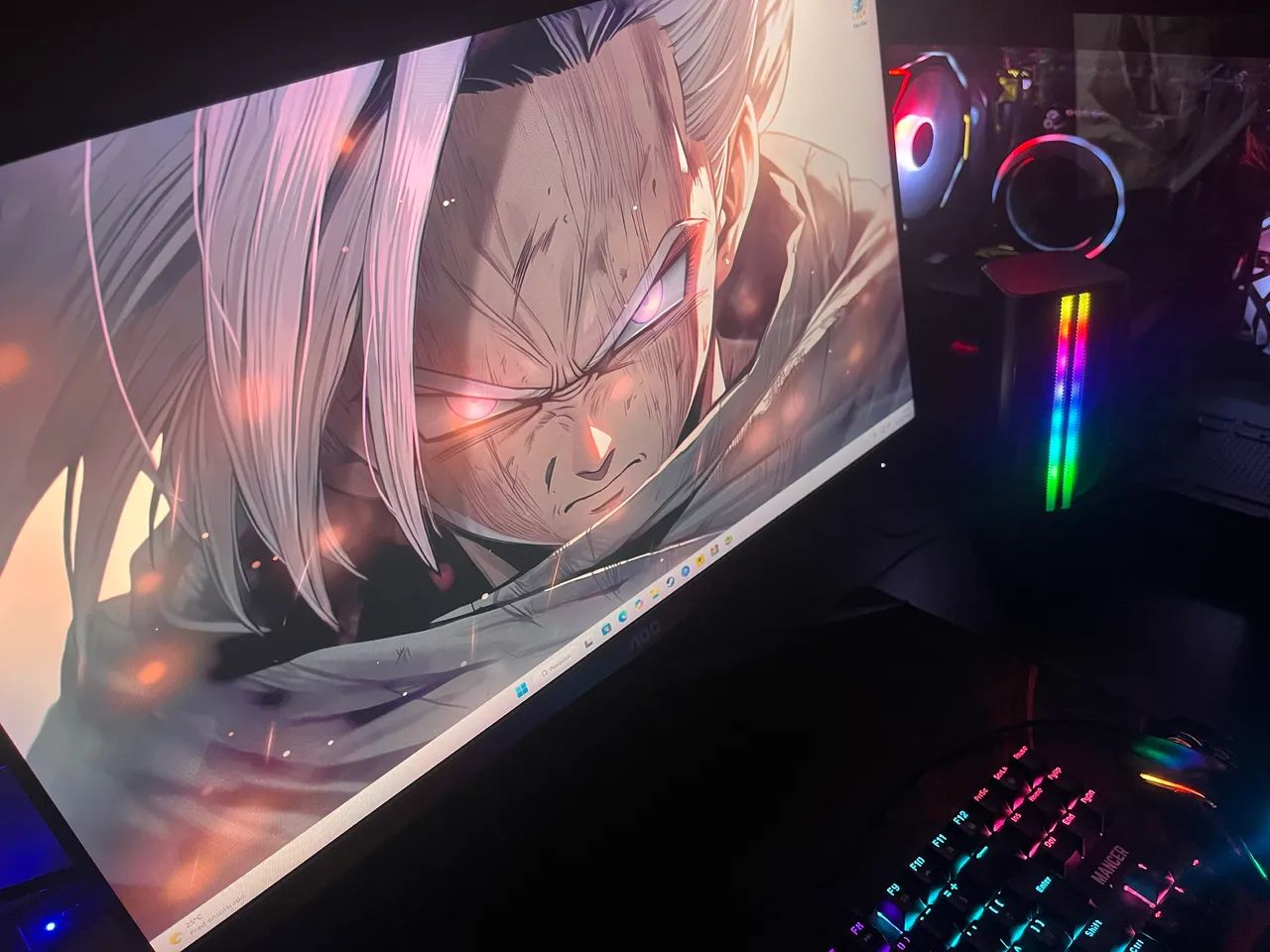 Computador gamer completo com iluminação RGB - Foto 5