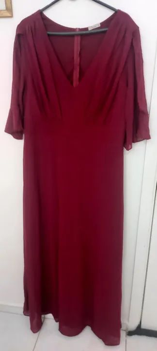 Vestido Longo cor vinho