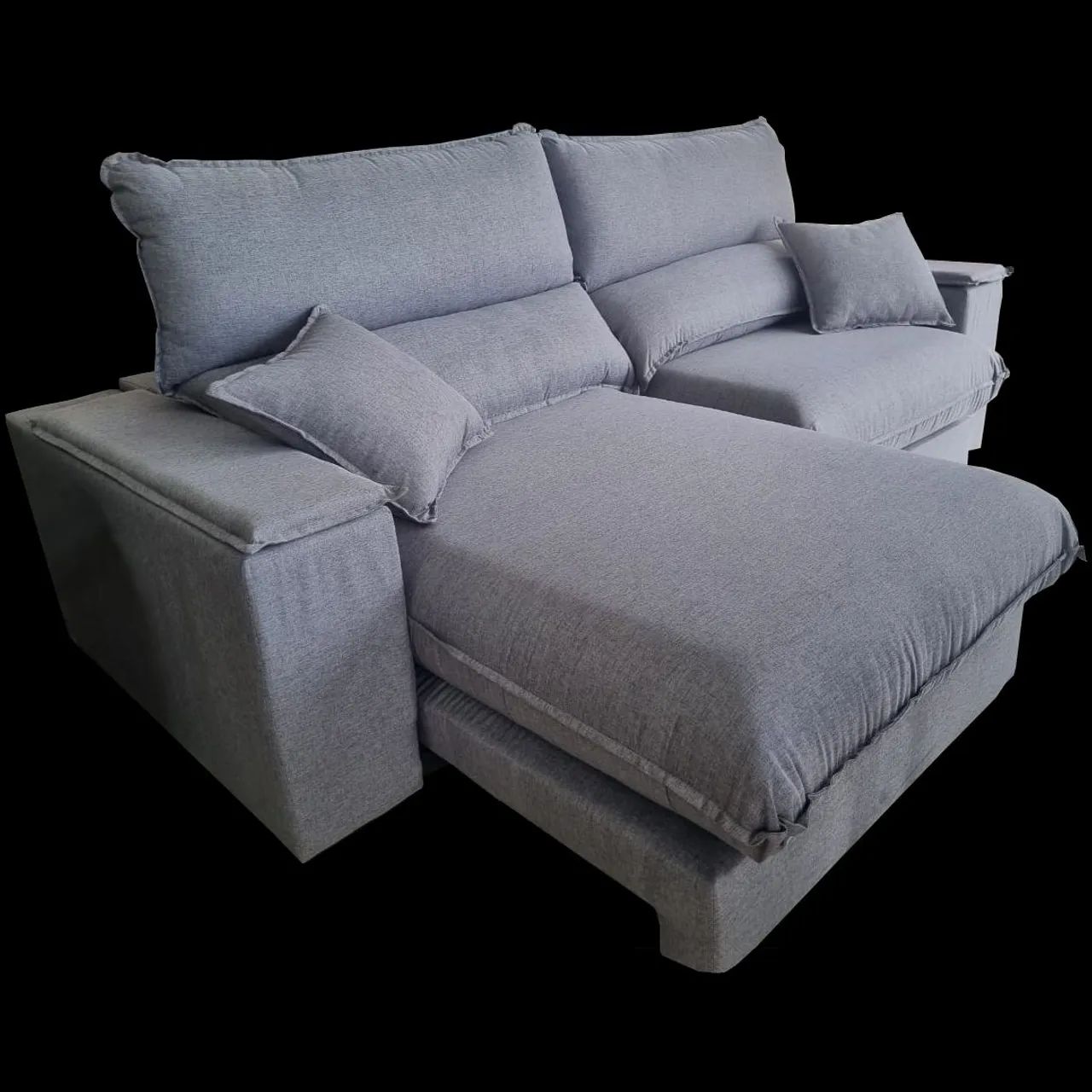 SOFÁ RETRÁTIL RECLINÁVEL COM USB E MOLAS ENSACADAS!!! 727TT5 - Foto 2