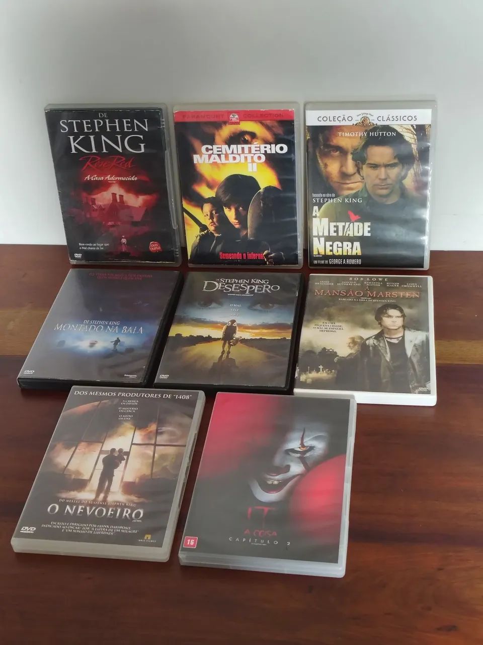 Pacote Stephen King c/ 8 filmes do Mestre do Terror  - Foto 2