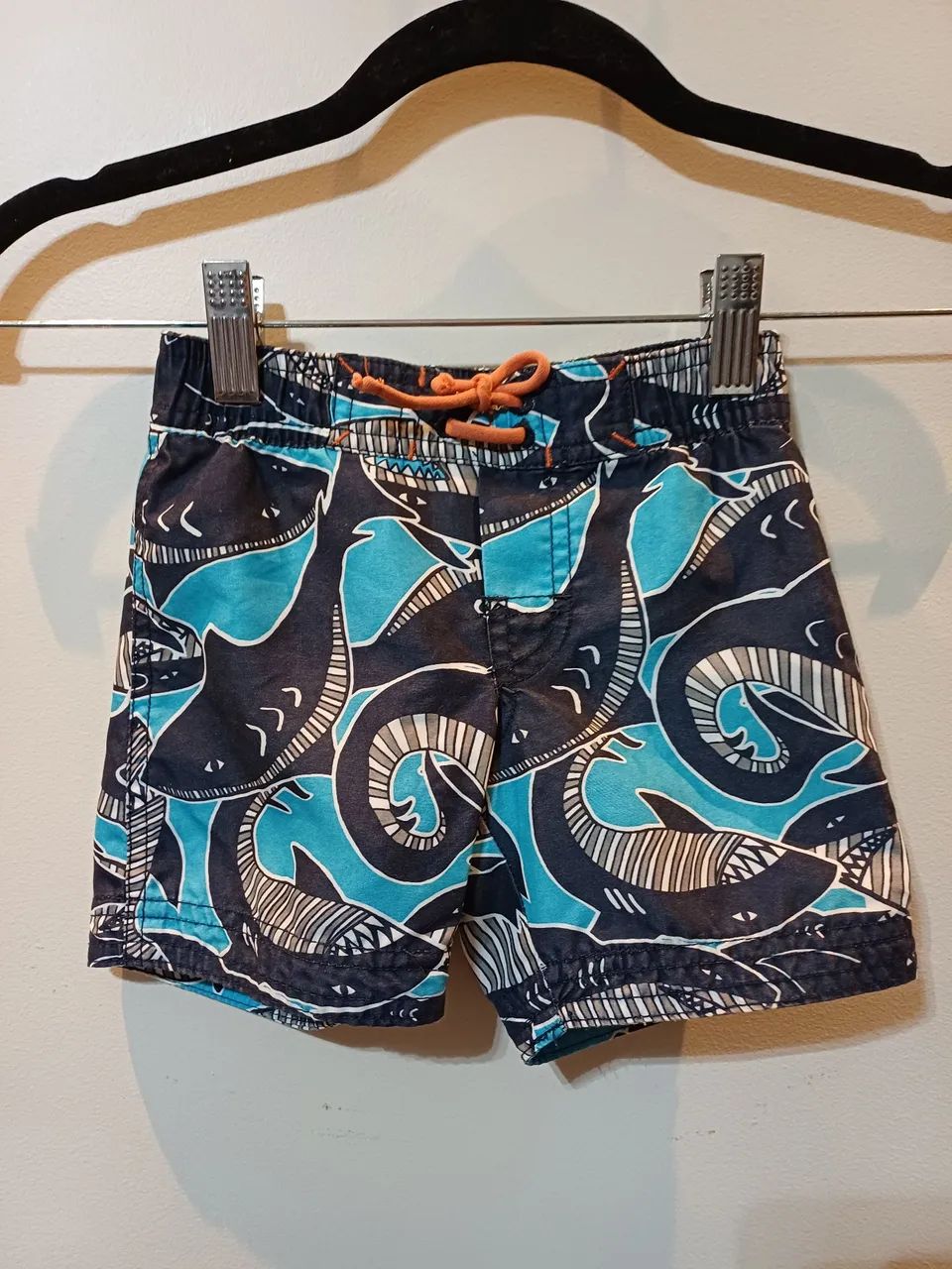 Shorts baby Gap colorido, tam.6-12 meses.