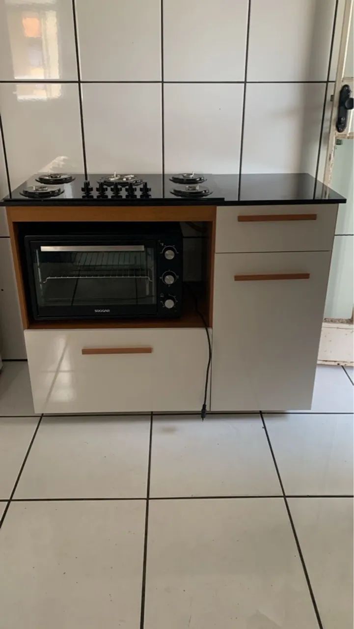 Balcão para cooktop 4 ou 5 bocas 