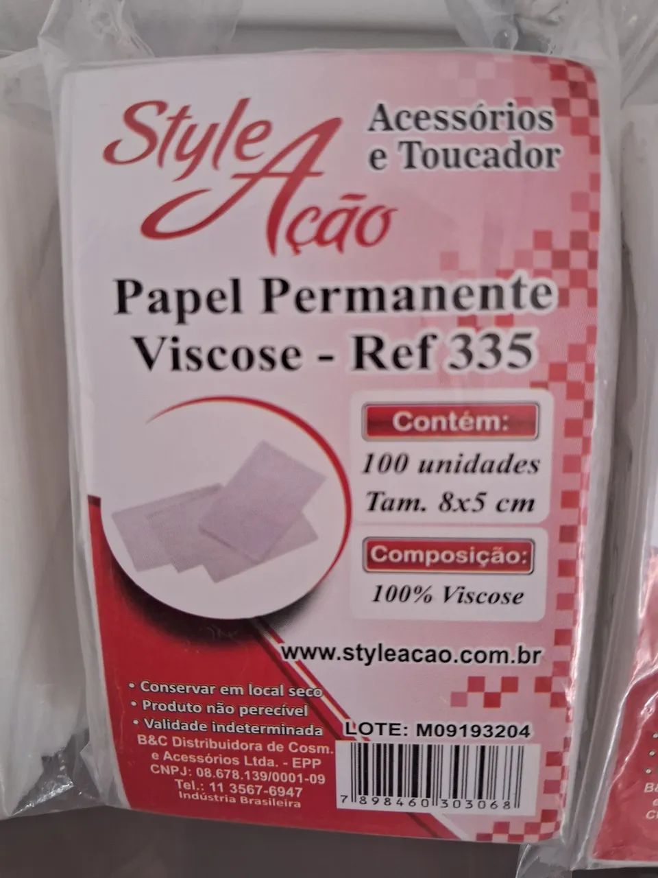 Papel Permanente Viscose - 100 unidades - Style Ação - Foto 2