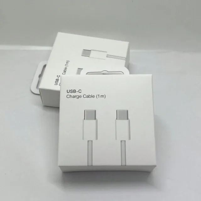 Cabo de 20w para Androids ou IPhone 15, 16 e 17 - 1 metro (Tipo C para Tipo C)