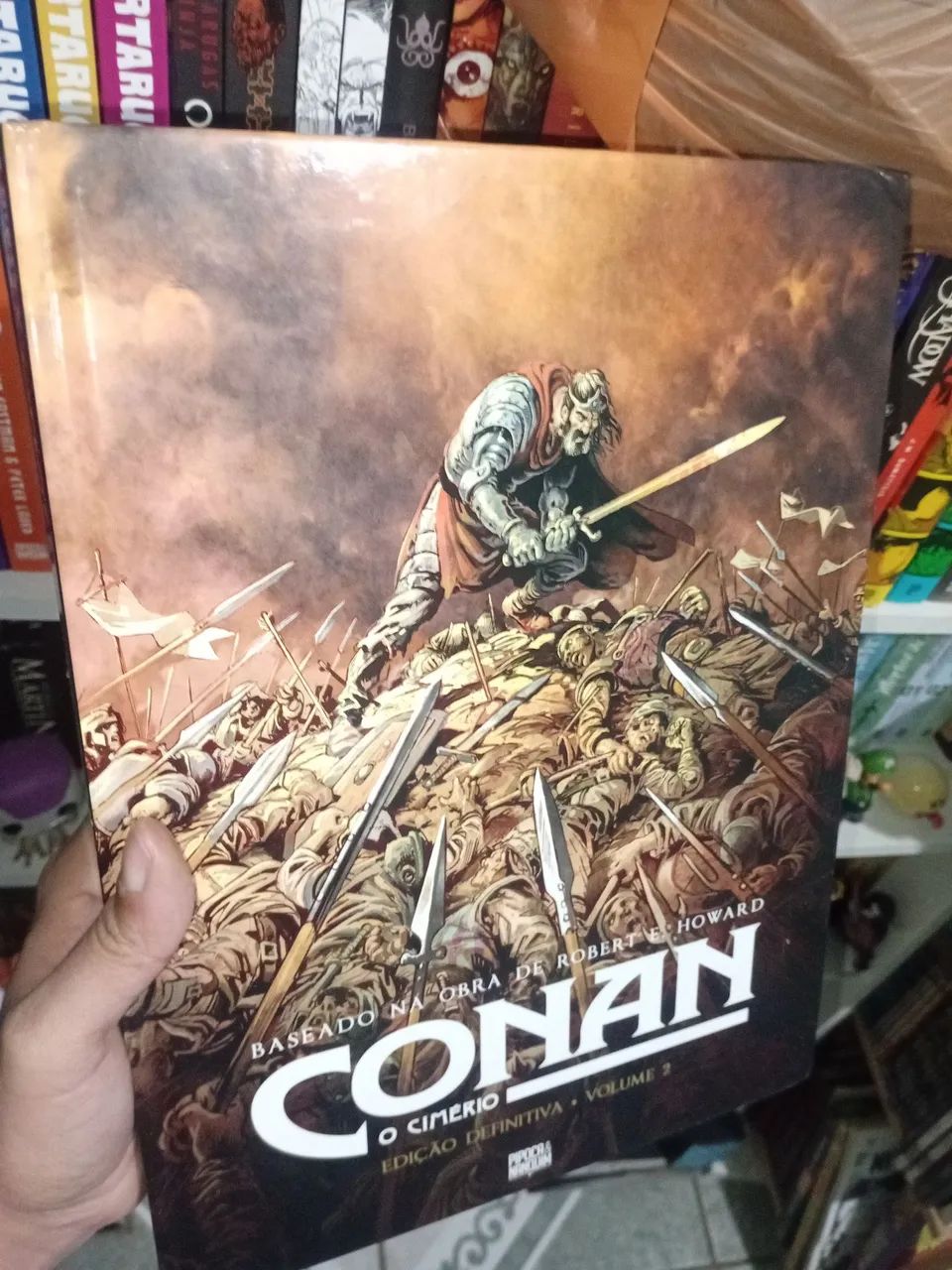 Conan vol 1 e 2 quadrinho pipoca e naquim grena