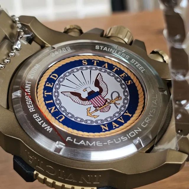 Relógio Invicta U.S. Navy Edição Especial Camuflado 34769 - Foto 6