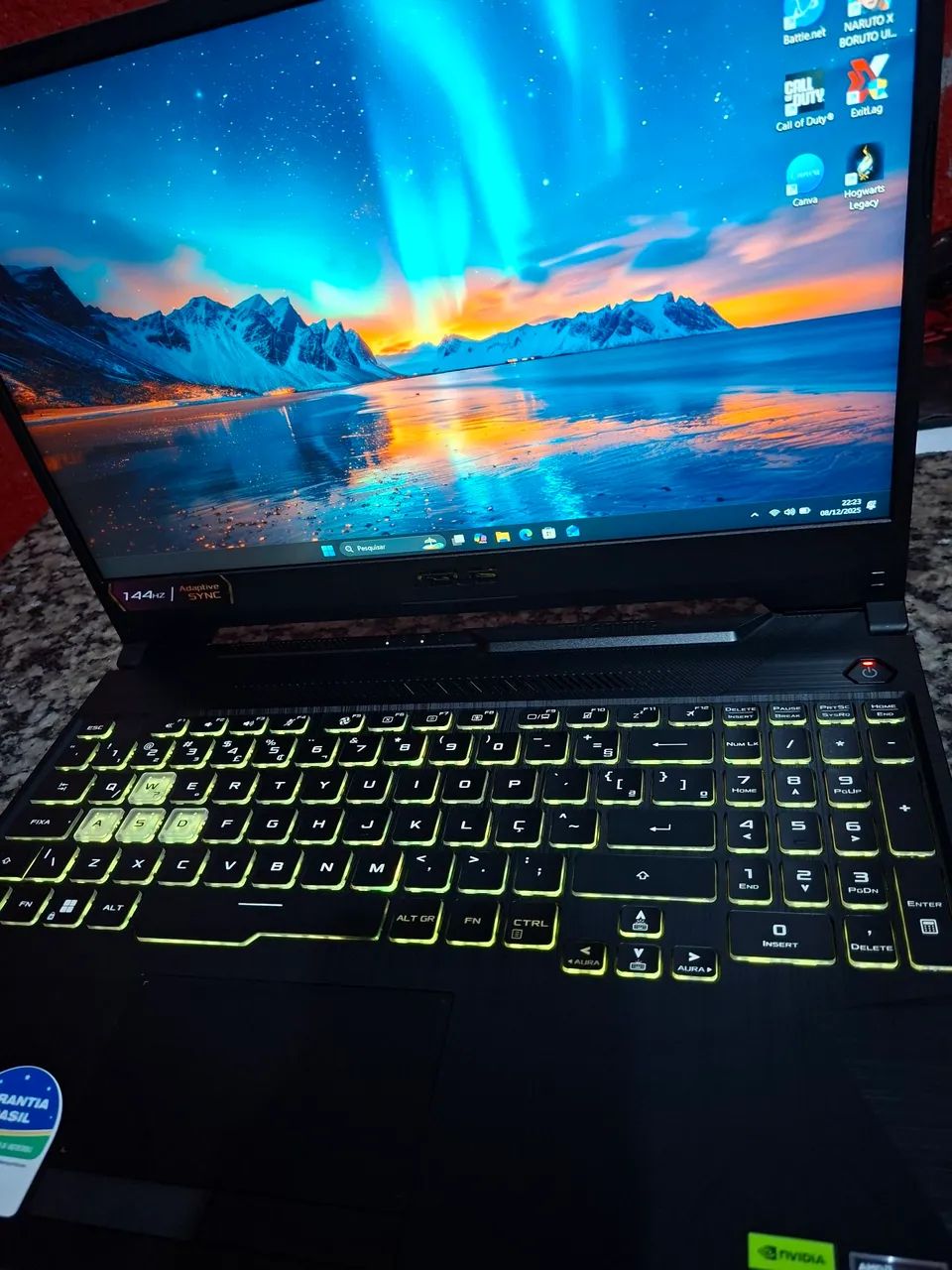 Notebook gamer Asus Tuf A15 rtx 2050 8GB Ram - Foto 3