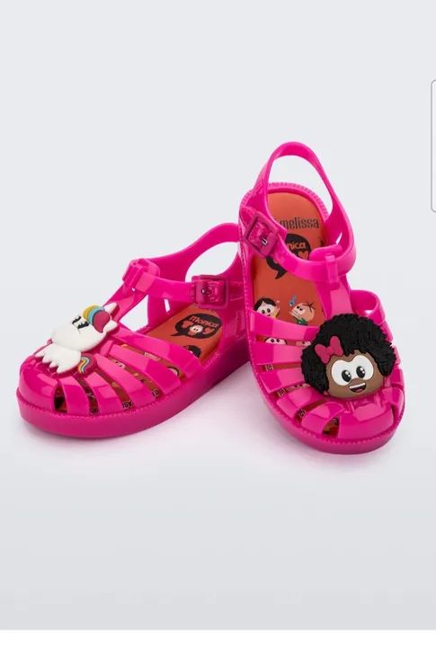 Sandálias infantis Melissa tamanho 19 - Foto 3