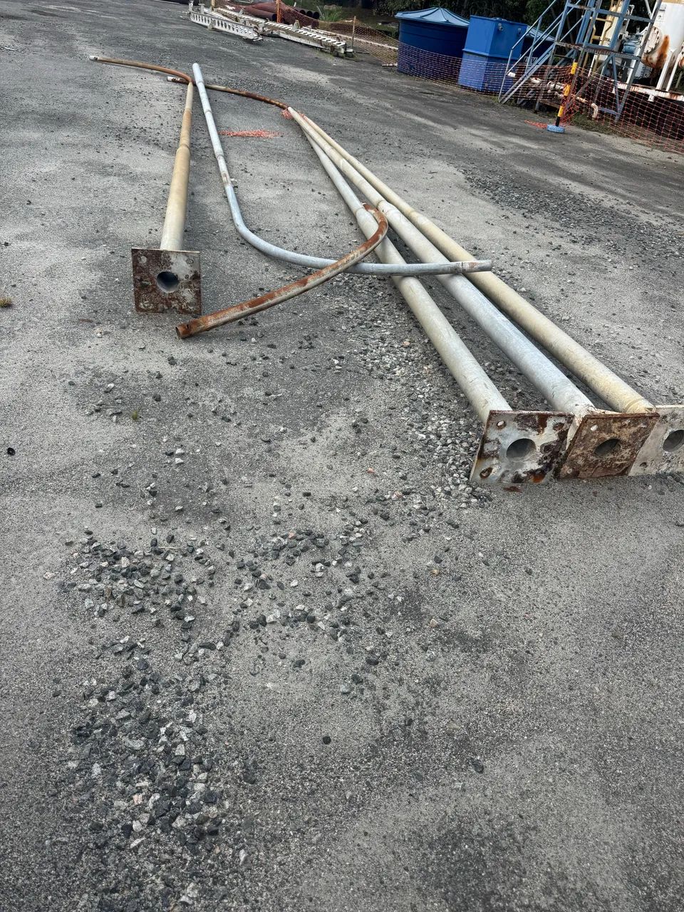 Poste iluminação galvanizado de 6 a 8 metros 