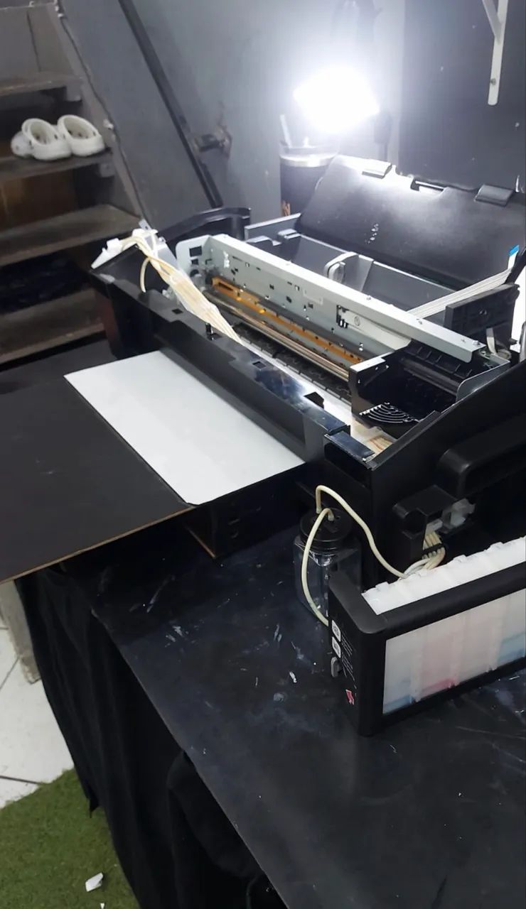 Epson l1800 adaptada DTF + aplicador manual 
