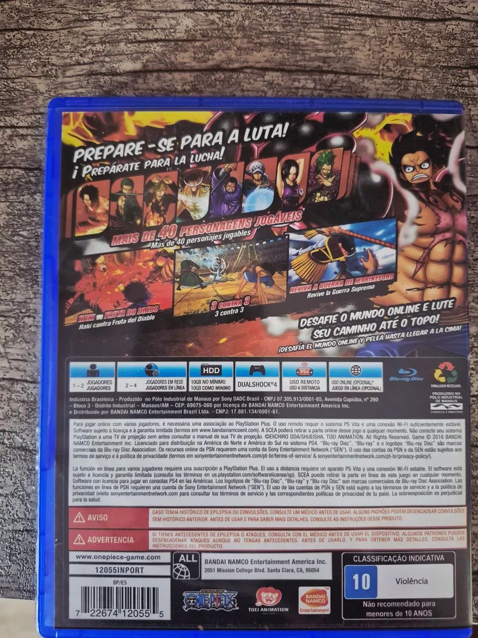 One piece burning blood ps4 - Foto 2