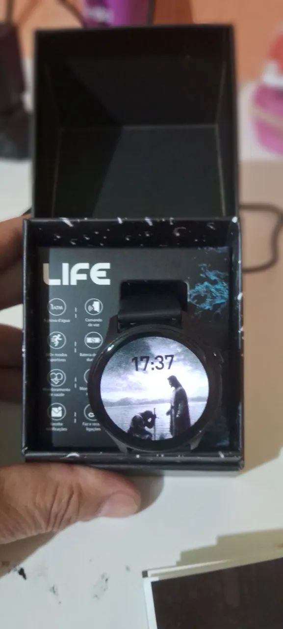 Relógio smartwatch/preto - Foto 4