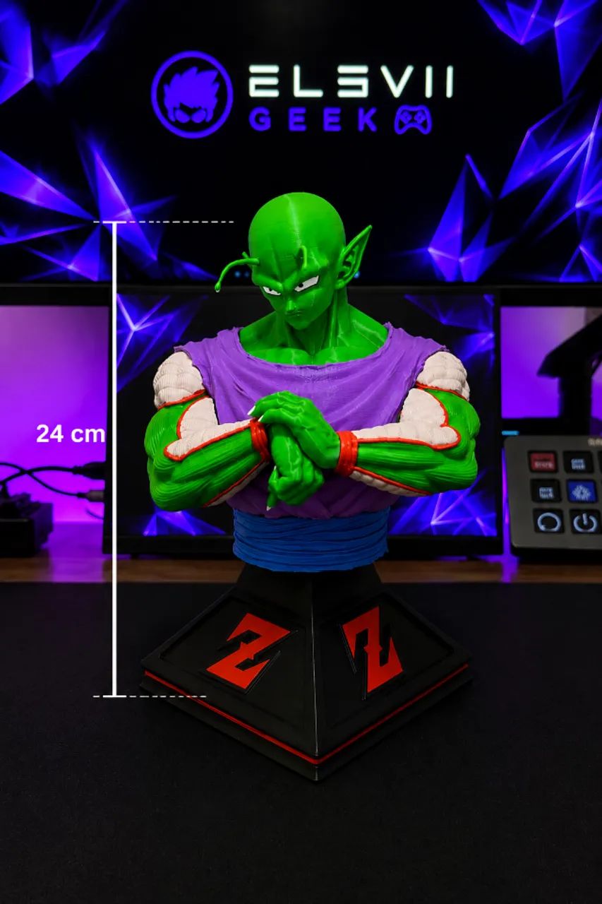 BUSTO PICOLLO 24cm - Dragon Ball Z - Colecionável ACTION FIGURE