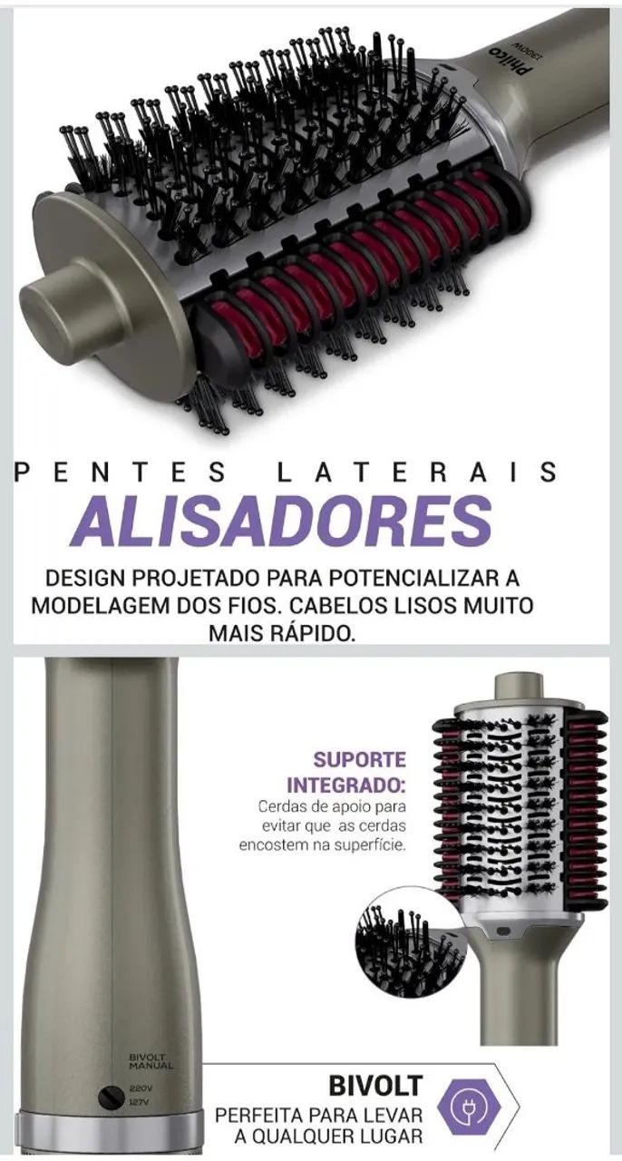 Escova Secadora/alisadora - Foto 2