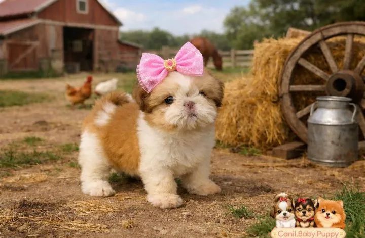 Filhote fêmea de shitzu disponível 