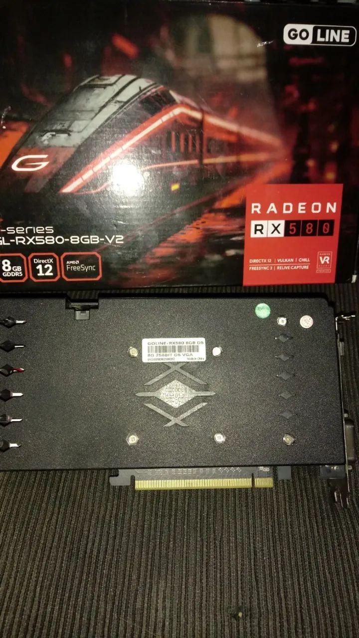 Placa de video Rx580 nova - Foto 5