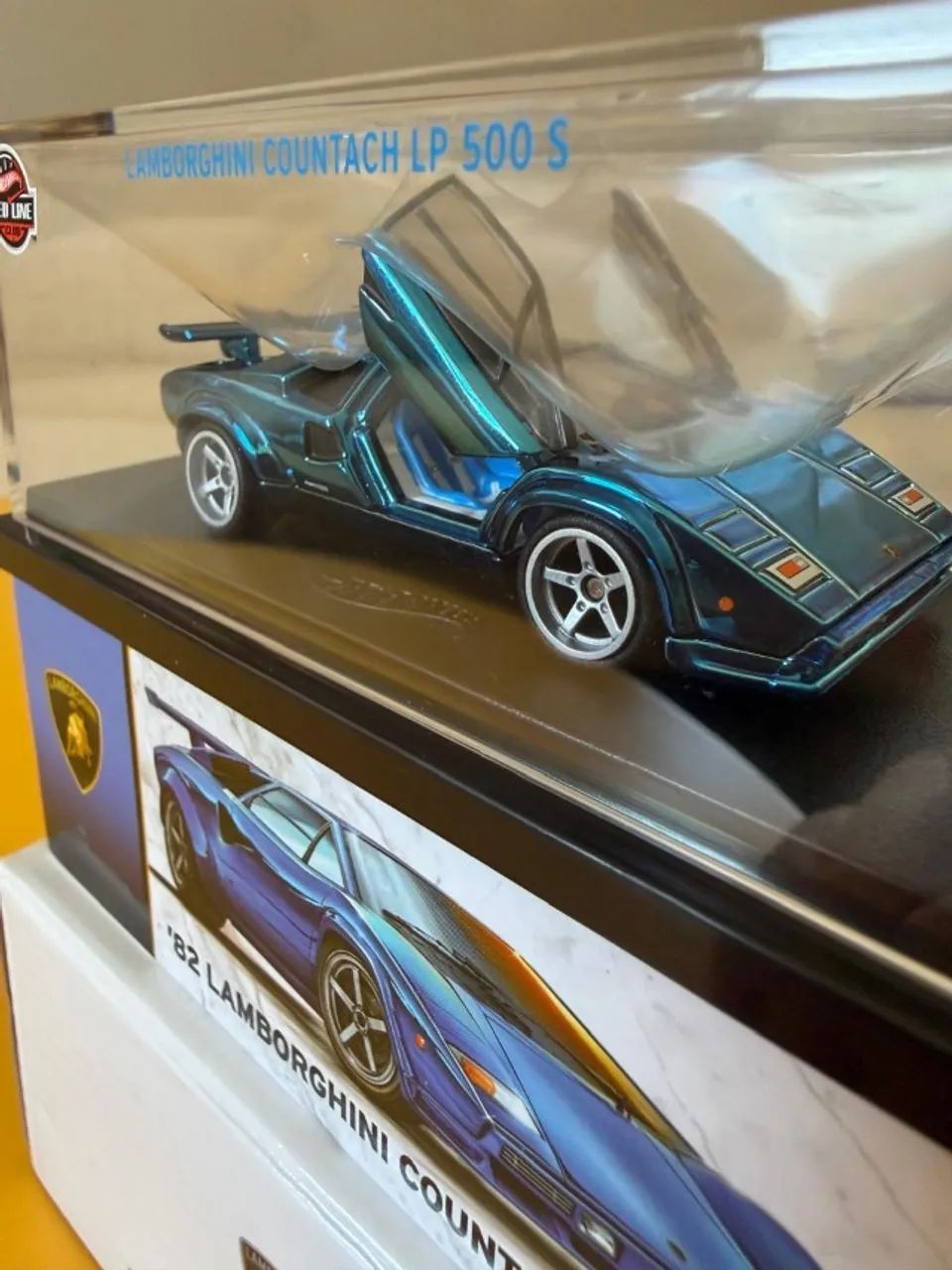 Hot Wheels RLC Lamborghini Countach LP500 S - AZUL - sELECTIONs 2022 - Foto 2