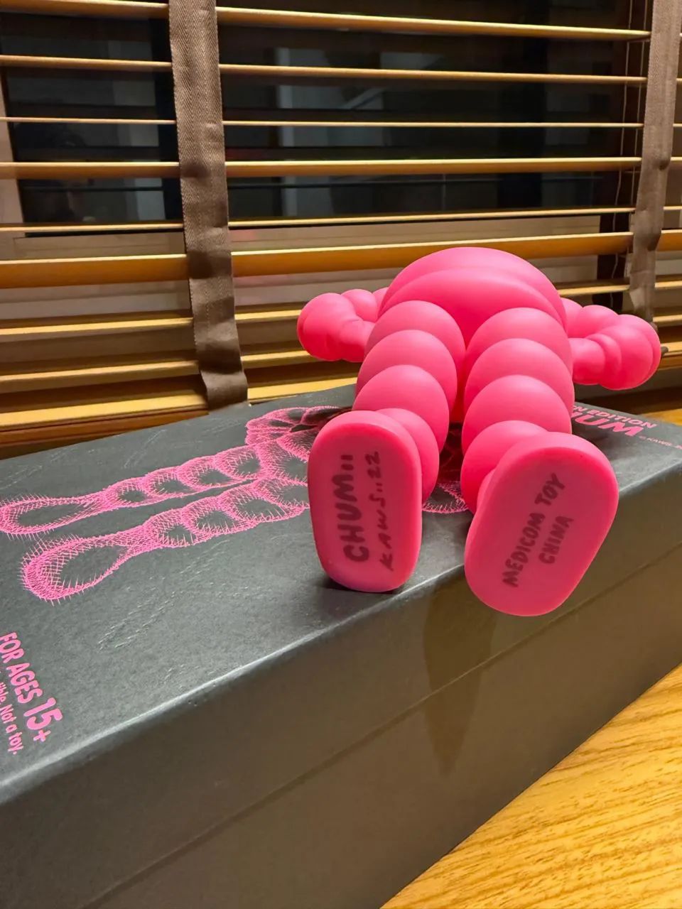 Boneco Kaws Chum Open Edition Rosa Original - Foto 3