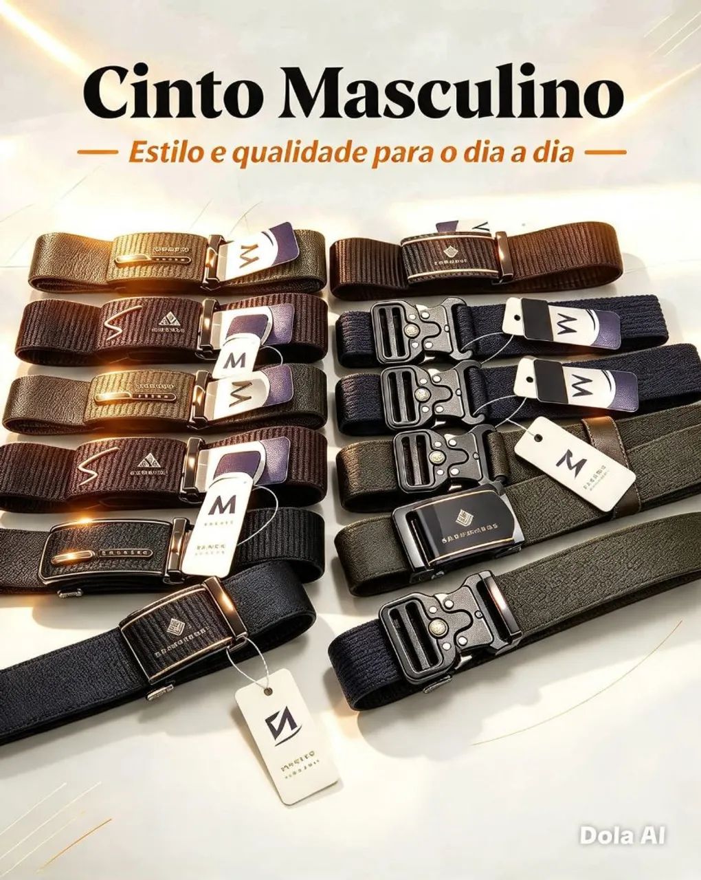 Cintos masculinos 