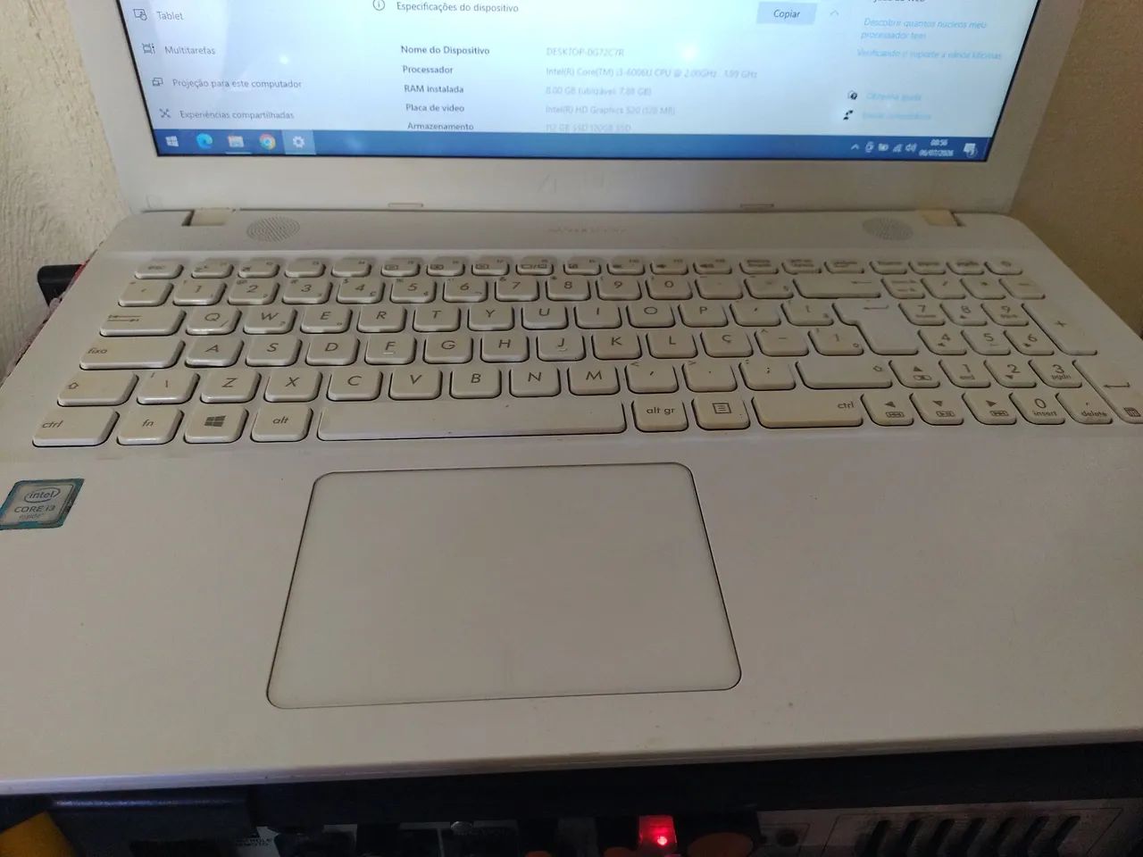 Notebook Asus i3 6 geração ddr4 6gb - Foto 4