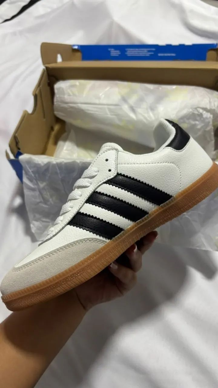 tênis adidas samba og branco R$ 180 - Foto 2