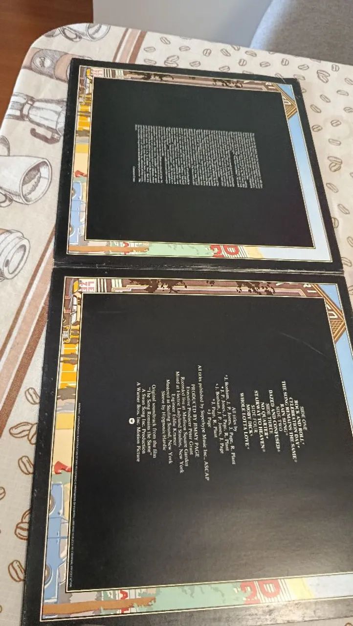Vinil LP Led Zeppelin th songs remains the same (live) - Foto 3