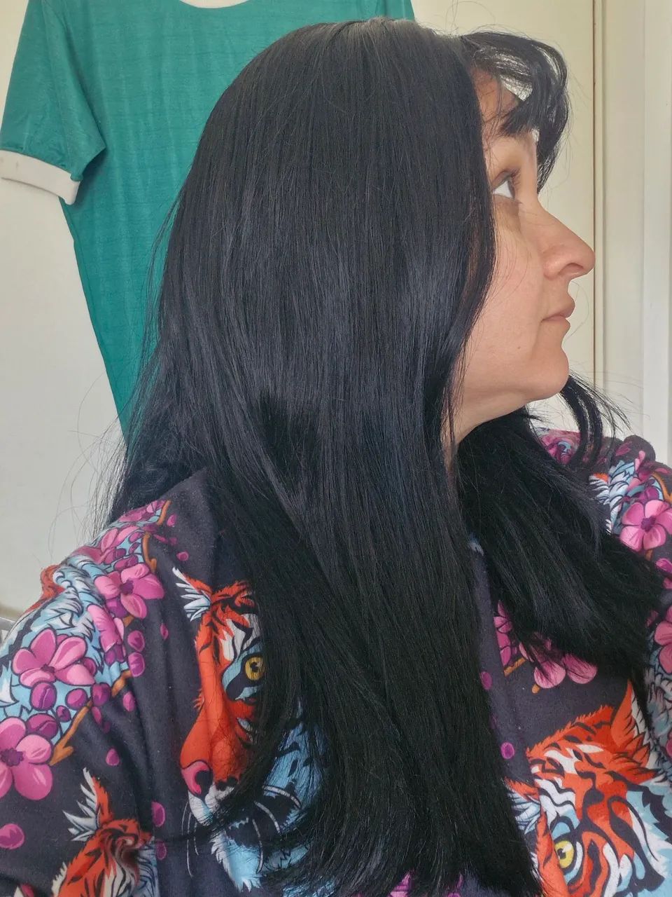 Peruca Lance cabelo preto longo - Foto 2