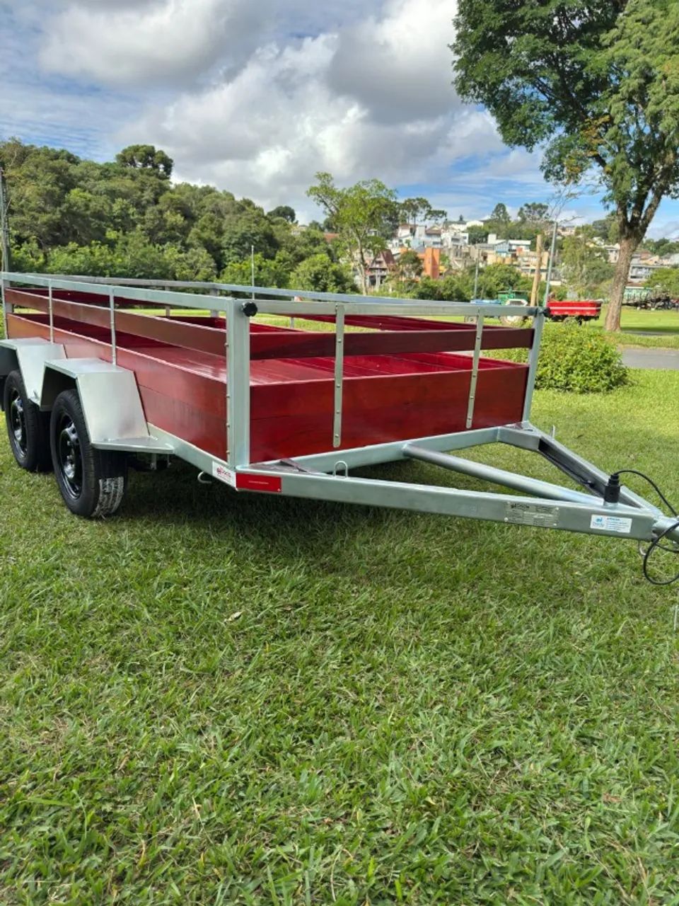 Carretinha 300x150 2 eixo TRUCADA é Dacla ( CARRETA PARA PESO MESMO) - Foto 3