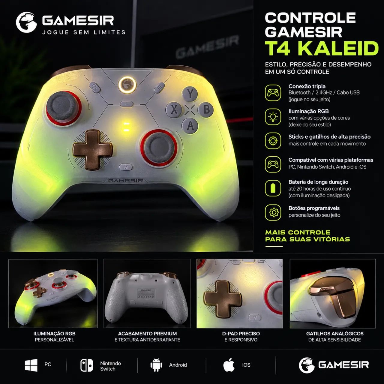 Controle GameSir Cyclone 2