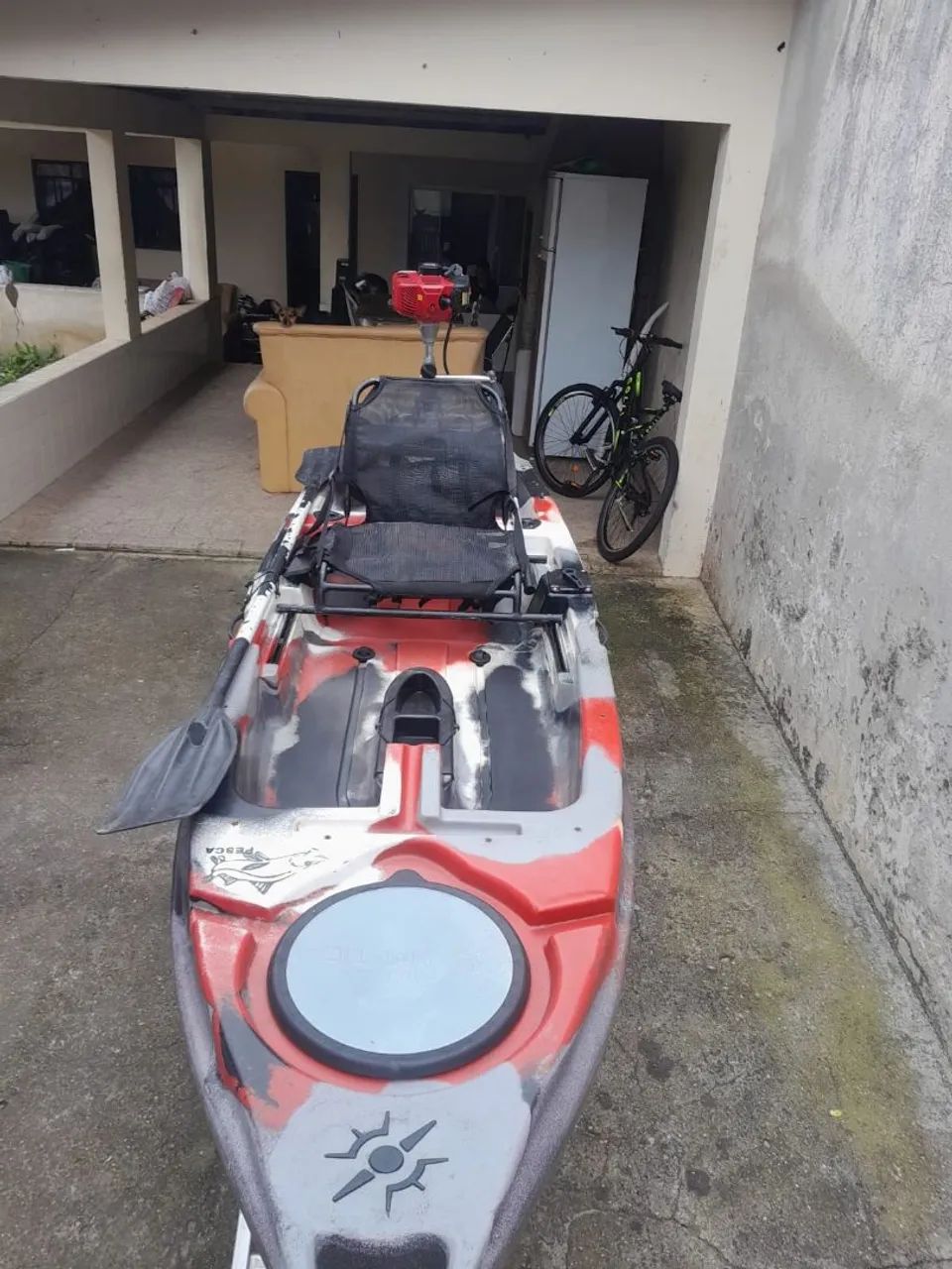Caiaque e motor - Foto 3