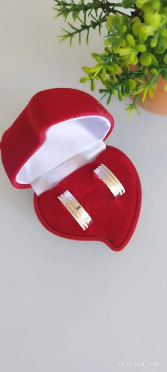 Prata 925- Alianças de namoro/compromisso e casamento  - Foto 2