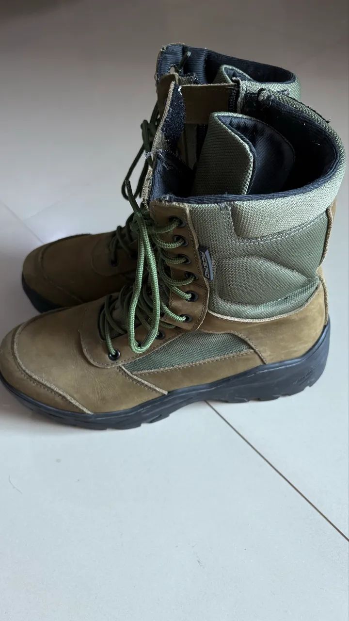 Coturno com zíper modelo novo do exército  - Foto 3