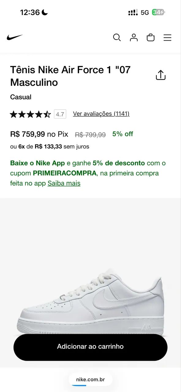 Vendo AIR FORCE nº39