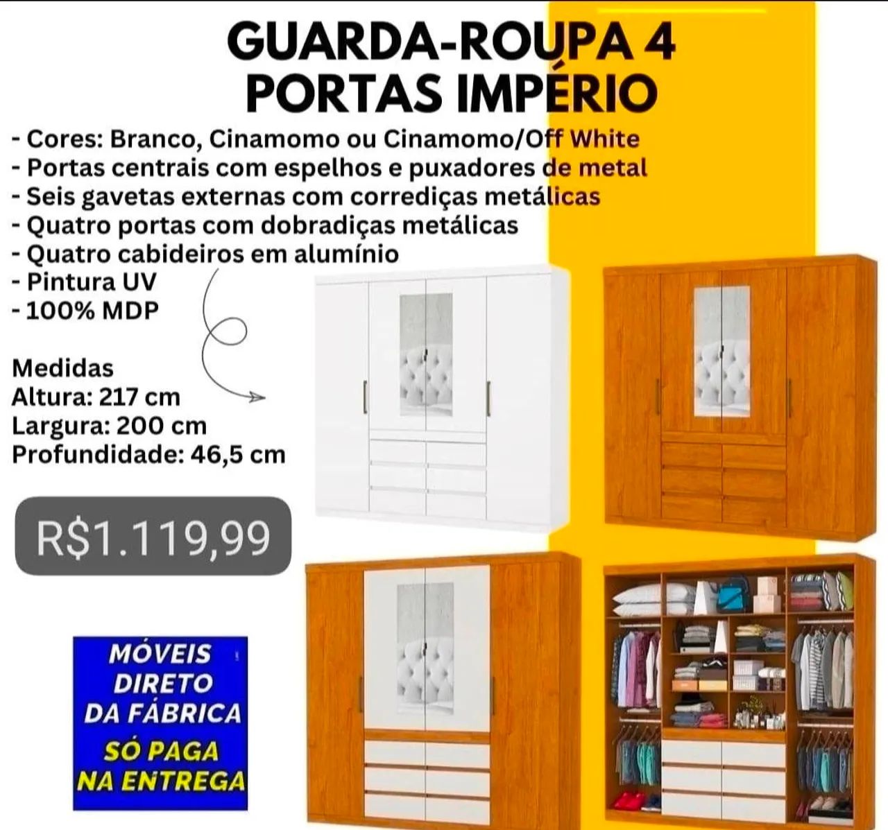 PROMOÇÃO GUARDA ROUPAS  - Foto 2