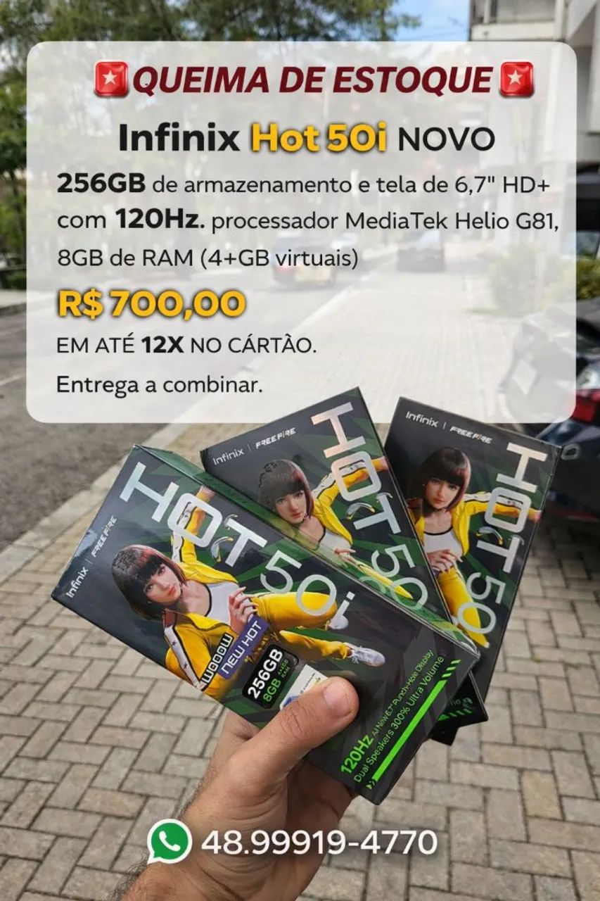 Celular Infinix Hot 50i