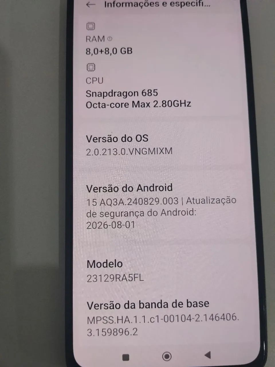 XIAOMI REDMI NOTE 13 R$550,00 - Foto 4