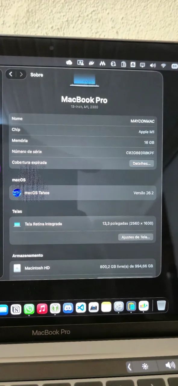 MacBook PRO M1 2020  - Foto 4