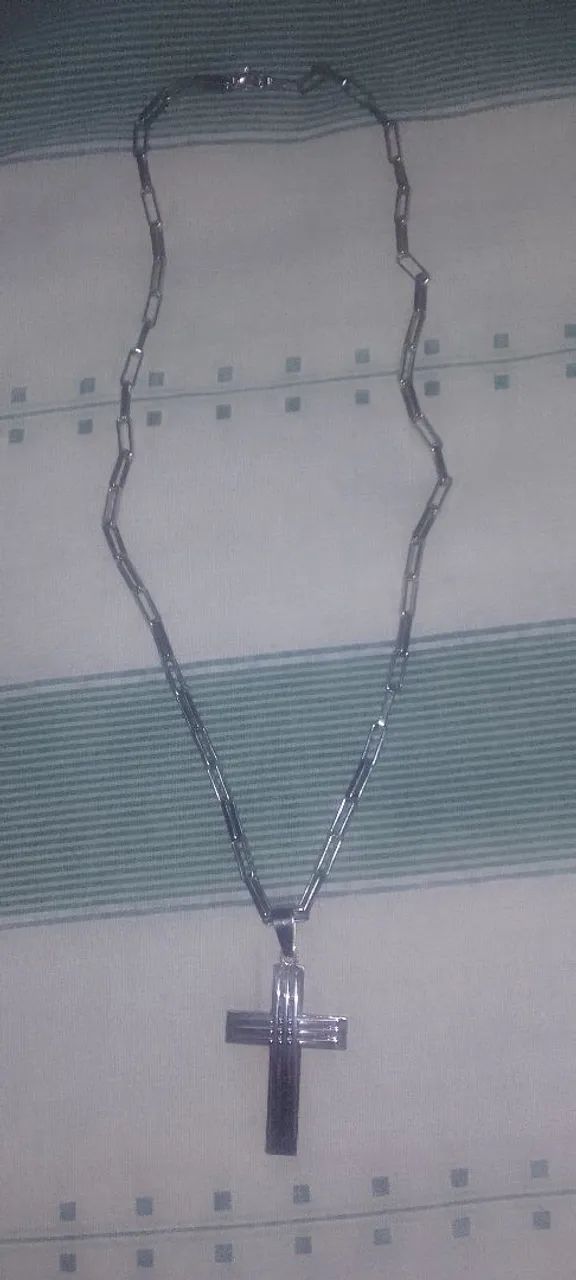 Colar de aço pra homem 