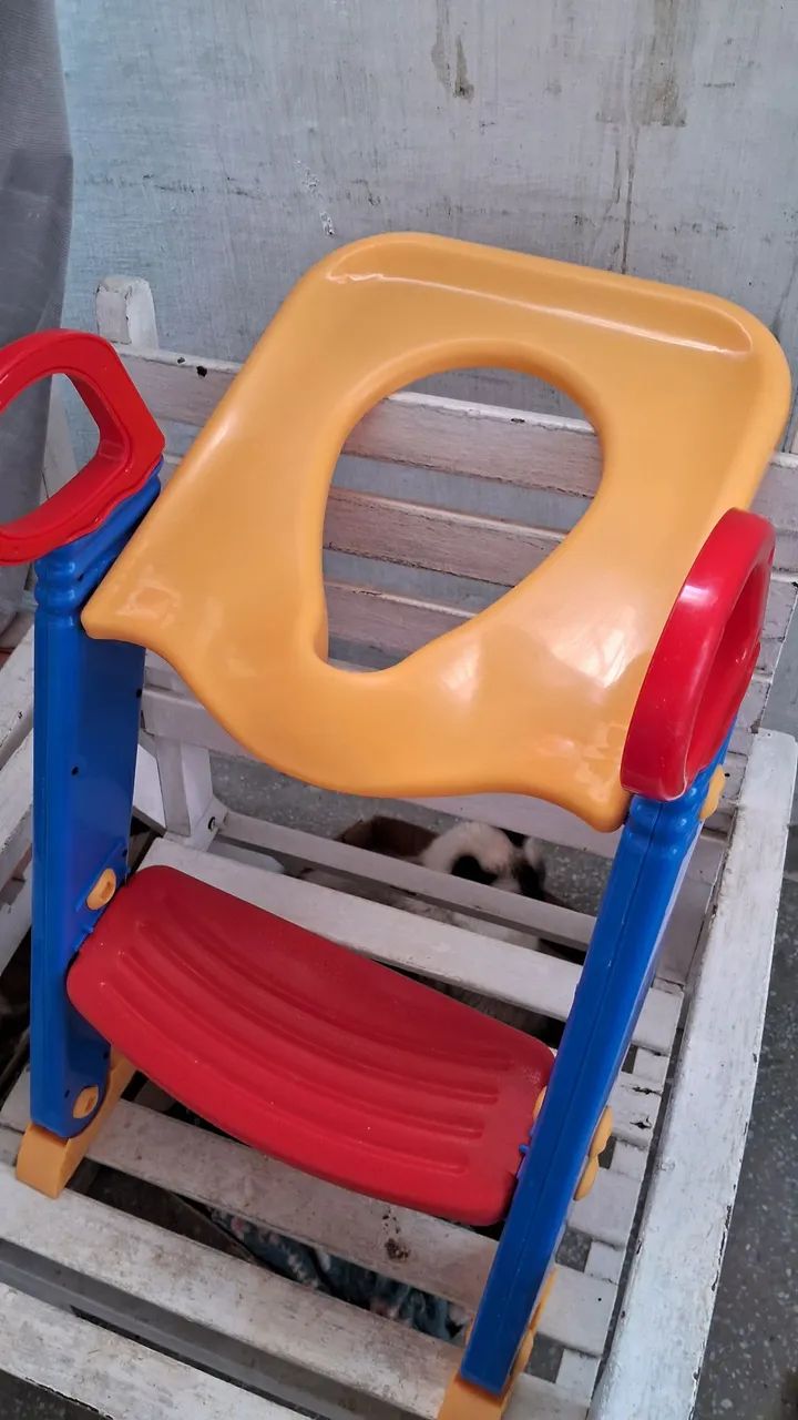 Assento Redutor Infantil com Escadinha Vaso Sanitário - Foto 3
