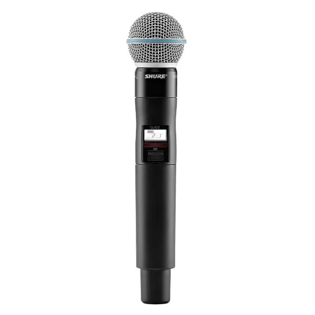 Microfone Sem Fio Shure QLXD2/B58 Preto