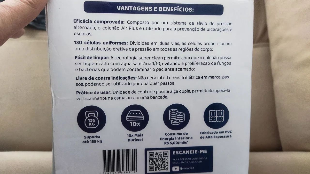 Colchão de pressao alternada Air plus  - Foto 4