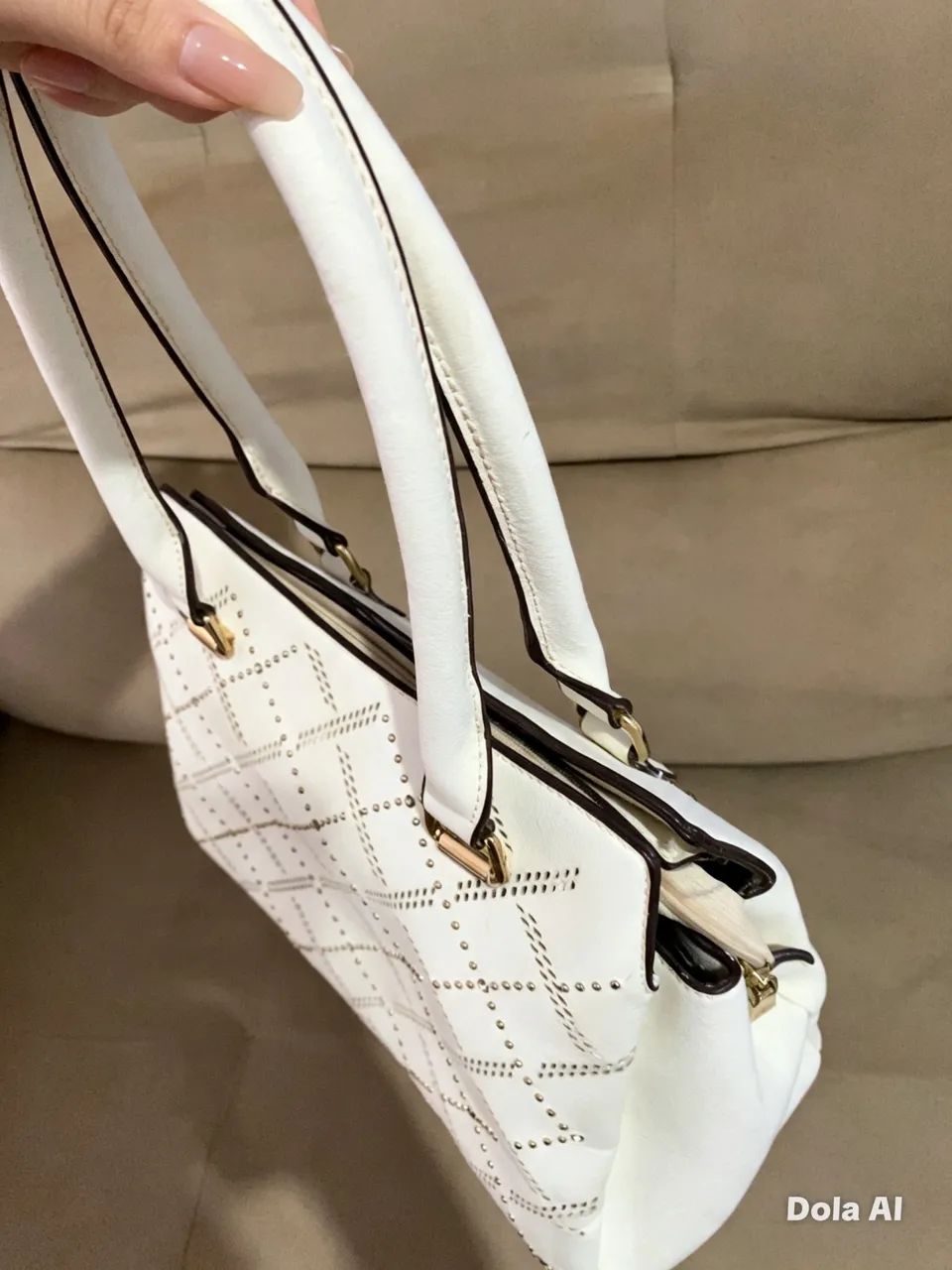 bolsa chenson off-white - Foto 3