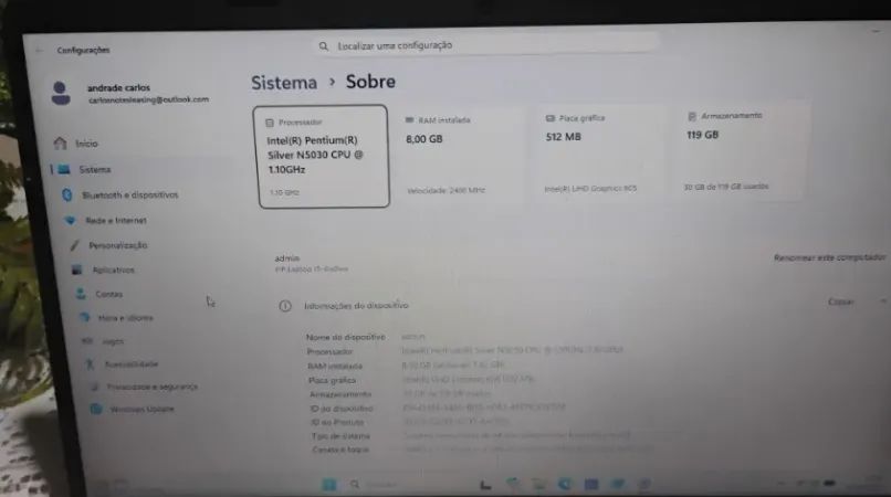 Notebook Dell 5030 - 8GB - ssd 128 (ULTRABOOK) - Foto 4