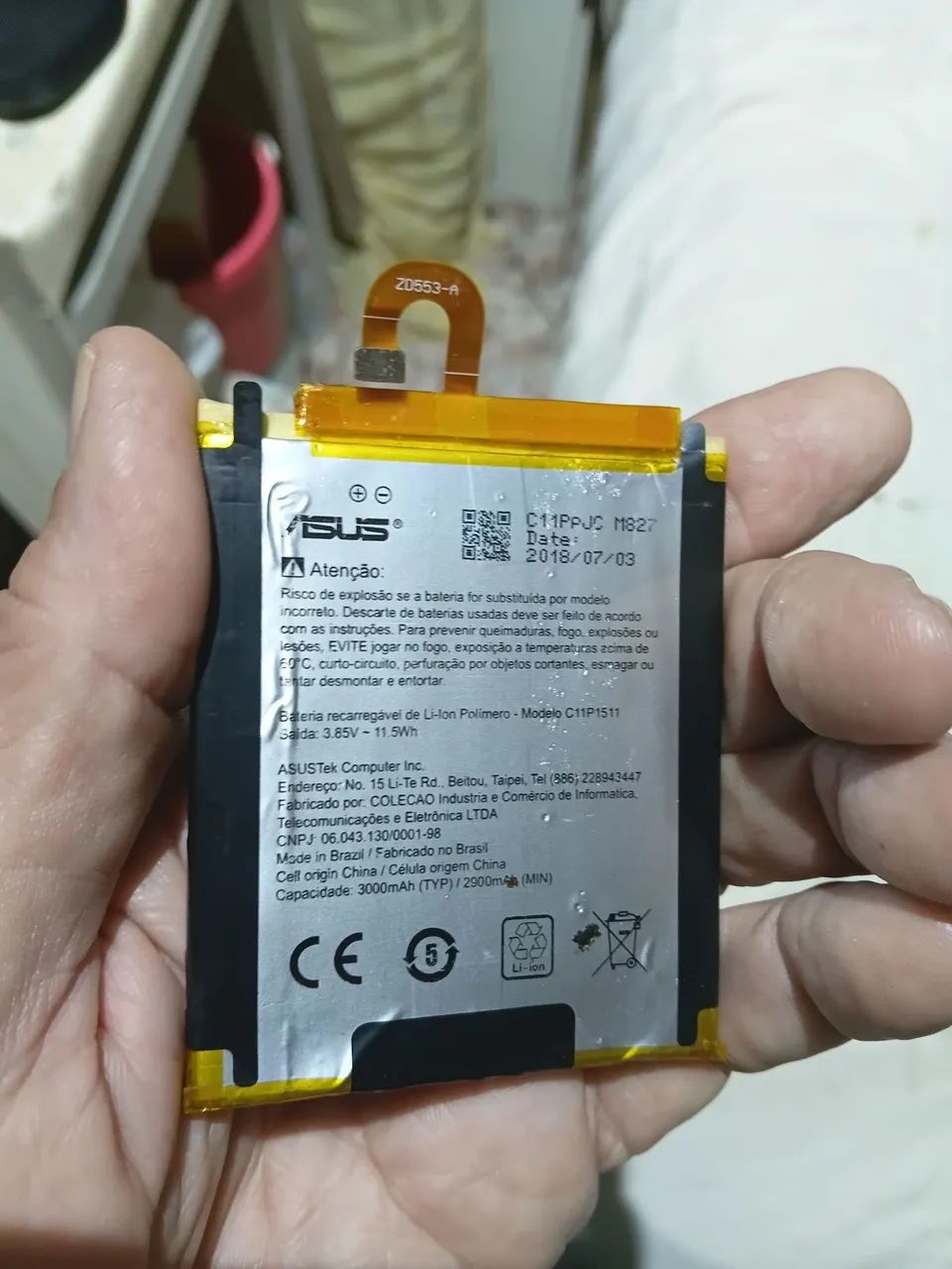 Bateria original para celular asus