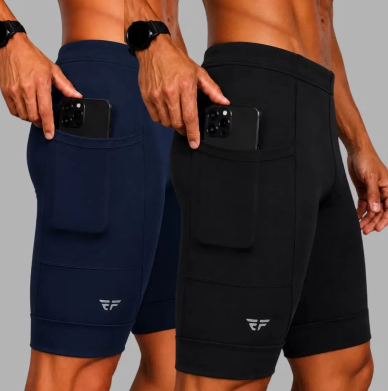 2 Short de compressão corrida Element Fit Tam G - Foto 5