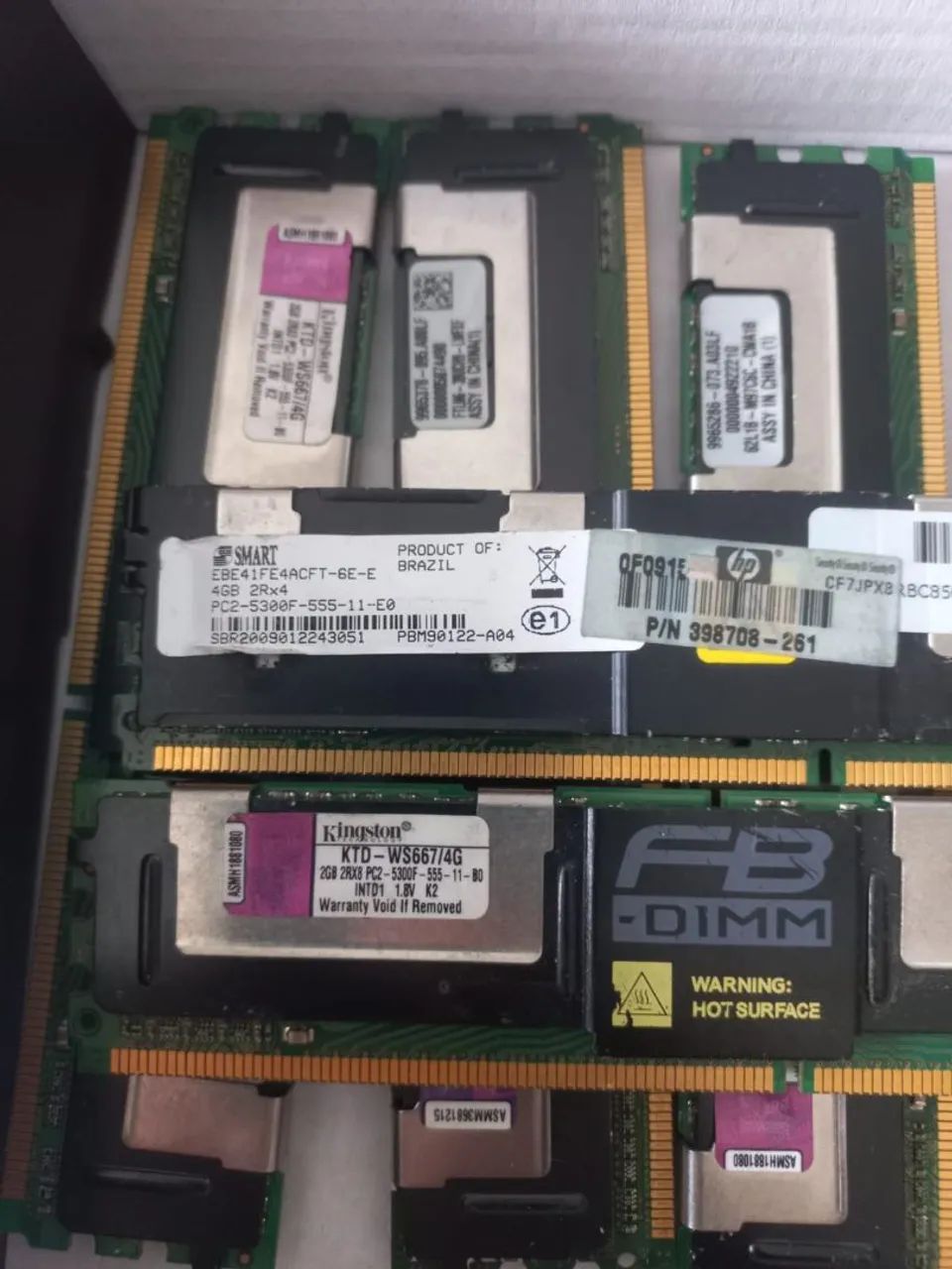 Memórias ddr2 FBDIMM ecc pra servidor 4 e 2 gb  - Foto 4